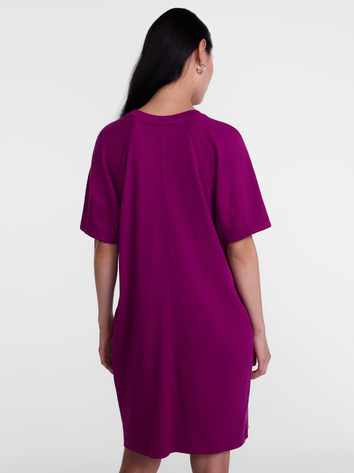 Scenario Women's and Women's Plus Mini Dress with Short Raglan Sleeves, Sizes XS-4X