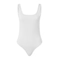 thumbnail image 5 of Riforla Women U Neck Sleeveless Casual Fashion Stretch Tank Top Bodysuit Jumpsuits for Women White S, 5 of 6