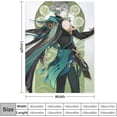 thumbnail image 2 of Impact Blanket Alhaitham Blanket Sumeru Game Anime Blanket L(200Cm×150Cm) Super, 2 of 8
