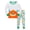 White, variant on Boys Outfits Kids Dinosaur Animal Cotton Long Sleeve Loungewear Tops Pants Set Baby Girls Outfits White 2 Years-3 Years