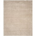 thumbnail image 5 of SAFAVIEH Santa Monica Chelsey Solid Shag Area Rug, Beige, 6'7" x 6'7" Round, 5 of 8