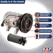 لـ Ford Focus 2.0L 2012 2013 2014 AC Compressor w / A / C Drier - Buyautoparts