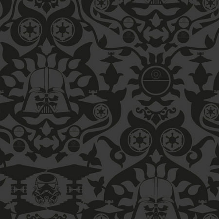Star Wars The Dark Side Damask Peel & Stick Wallpaper