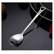 thumbnail image 2 of 4 cucharas de café de acero inoxidable con forma de corazón, cucharilla de postre plateada, 2 of 5