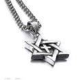 thumbnail image 2 of Elfasio Star Of David Messianic Cross For Men S Stainless Steel Pendant Necklace Chain---Product code 33012, 2 of 5