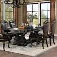 thumbnail image 7 of Furniture of America Lido Traditional Wood 5-Piece Dining Table Set in Walnut, 7 of 7
