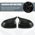 thumbnail image 4 of 1 Pair Car Rear View Mirror Cover Cap Overlay Black Carbon Fiber Pattern for BMW X3 G01 IX3 Guard Covers, 4 of 6