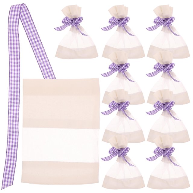 KAKOWELY 10Ud Bolsas Para Sachet Lavanda Vacías Material Malla Uso Para Aromatizar Armarios