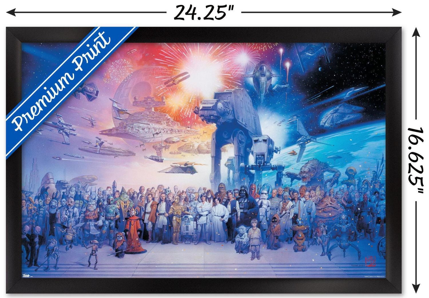 Star Wars: Saga - Galaxy Wall Poster, 22.375" x 34"