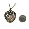 thumbnail image 2 of Steampunk Mechanical Clockwork Heart Necklace for Women, Cogs and Gears, Gift for Women, 2 of 8
