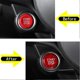 thumbnail image 5 of Dry Carbon Fiber Car Start Stop Engine Button Cover Trim Compatible with Alfa Romeo Giulia Stelvio 2017-2020 Accessories, Red, 5 of 5