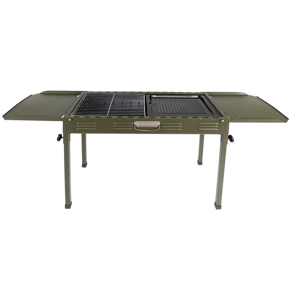 Tebru Folding BBQ Stove,Portable Outdoor BBQ Charcoal Grill Camping