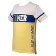 thumbnail image 3 of Playera George para Niño, Manga Corta Diseño Gamer Lentejuela Reversible Amarillo con Blanco Talla 10, 3 of 4
