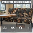 thumbnail image 4 of XYZCANDO Jungle Mushroom RV Sofa Seat Cover Sofa Cushion Cover Comfortable Easy Installation Trend Print Loveseat Slipcovers Washable Couch Covers for Travel Couch, 4 of 6