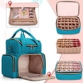 thumbnail image 3 of Organizador de esmaltes de uñas LUXJA con capacidad para 48 botellas con lámpara de uñas, 3 of 8