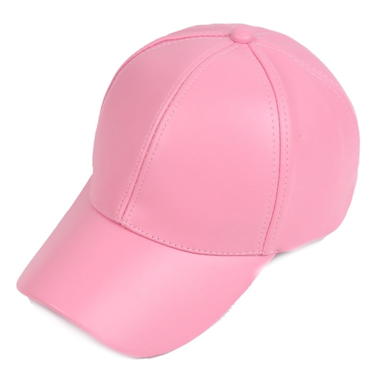 Women\'s Pink Vintage Washed Unstructured Baseball Cotton Adjustable Cap Unisex Cotton Vintage Baseball Cap Low Profile Unstructured  main image 2