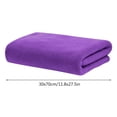 thumbnail image 3 of Kuroiy Bath Towel | Super Absorbent Microfiber | Quick Dry Thin Soft Washable | Lightweight Multipurpose Comfort | Turquoise Blue | 27"x55" | Home, Travel, Camping, Yoga, 3 of 5