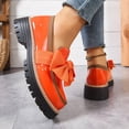 thumbnail image 4 of YOUYEDIAN Orthopedic Casual Shoes for Women Arch Support Non Slip Slip on Golf Shoes Breathable Knitted Mesh Stretch Volleyball Shoes Comfort 2026 Orthopedic Shoes (Orange), 4 of 8
