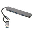 thumbnail image 2 of Type C Hub, 7 Ports Plug And Play USB C Docking Station  For PC Phone, 2 of 8