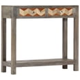 thumbnail image 1 of vidaXL Console Table Grey 86x30x76 cm Solid Mango Wood, 1 of 5