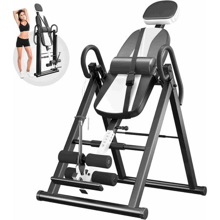 Yoleo inversion2023 Foldable inversion Table Up to 300 lbs, White