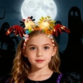 thumbnail image 5 of Halloween Pumpkin Headband DIY Kit for Children, Glow-in-the-Dark Pipe Cleaner Materials for Party Dress-Up and Spooky Fun, 5 of 7