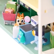 Bluey Supermarket Playset, 3 Different Levels with Exclusive Bluey and Bingo Figures. 24 Sounds and 15+ Play Pieces Plus Fun Intercom, Ages 3+