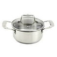 thumbnail image 2 of Davyline Cookware 1.5 qt. Stainless-Steel Pot with Transparent Glass Cover_1001, 2 of 8