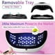 thumbnail image 4 of 280W UV LED Nail Lamp Fast Nail Curing Lamps Home Salon 66 Beads LED Nail Dryer Gel Polish Auto Sensor, 4 of 5
