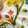 thumbnail image 3 of Jainmy Boho Floral Patterned Curtains for Living Room Bedroom Thermal Insulated Room Darkening Window Treatments,Mustard Yellow,52Wx72L,2 Panels, 3 of 10