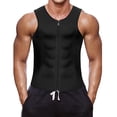 thumbnail image 2 of Ierhent Tank Undershirts for Men Mens Pro Cotton Pro Stretch Tank Tops A Shirts Black,L, 2 of 4