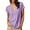 *Purple, variant on VBVC Women's Striped V Neck Tops , Summer Casual Loose Blouses For Women,Ladies' Dolman Sleeve Tunic Shirts with Pockets,Black,S-2XL