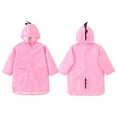 thumbnail image 2 of Pink Raincoat,Rain Jacket Dinosaur Hooded Rain Poncho,Waterproof Rain Coat with Hood,Lightweight Portable Rain Jacket(XL Size), 2 of 9