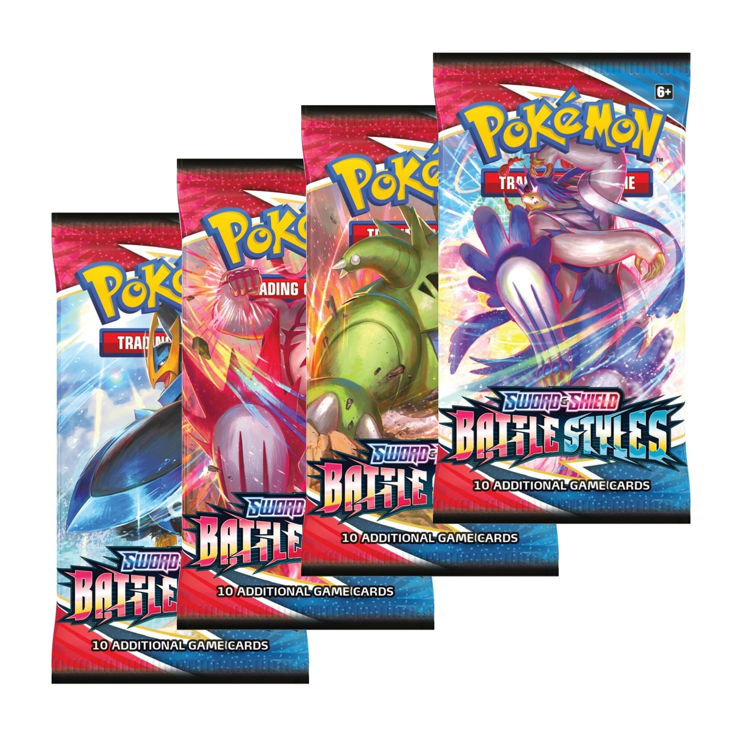 Brand New 10 Battle Styles Booster Pack Lot Factory Sealed Pokemon TCG