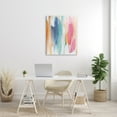 thumbnail image 2 of Stupell Industries Faded Rainbow Tones Layered Shape Abstraction, 30 x 40, Designed by Jackie Hanson, 2 of 6