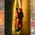 thumbnail image 4 of Resistente Al Agua De 24 Pulgadas, Muñeco De Papá Noel, Adornos Para Árboles De Navidad, Escalera De Escalada De Papá Noel Para Interiores O Exteriores Yuarrent HA046384-02, 4 of 6