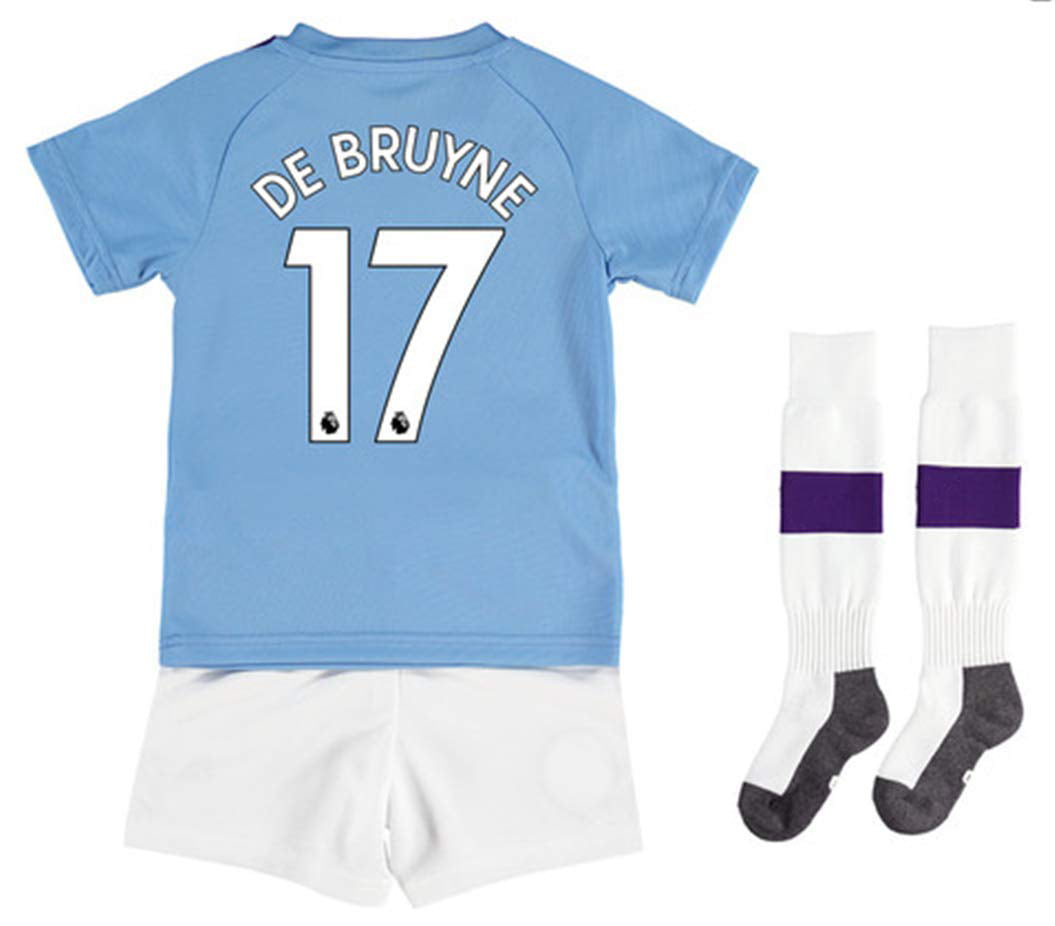 LISIMKEM 2020-2021 Kids/Youths Away Soccer Jersey/Short/Socks Colour Blue
