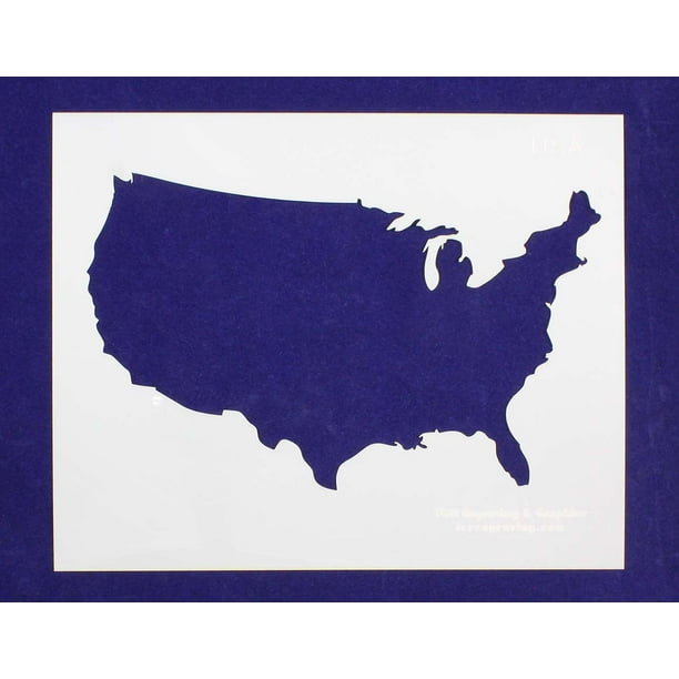 USA Stencil Stencil - 8 X 10 Inches - Walmart.com - Walmart.com