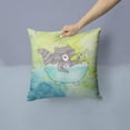 thumbnail image 2 of Carolines Treasures BB7345PW1414 Raccoon Bathing Watercolor Fabric Decorative Pillow, 2 of 4