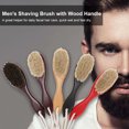 thumbnail image 2 of Brocha de afeitar para hombres Salón de peluquería para hombres Herramienta de afeitado pa Abanopi Cepillos de afeitar, 2 of 5