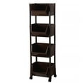 thumbnail image 1 of serony Kitchen Storage Shelf with Wheels Multi-function Movable Cart Laundry Layered Organizer Rack, Coffee, 4 Layer, 1 of 8