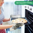 thumbnail image 2 of Yayeee Pot Holders Kitchen Heat Resistant with Pocket 7"x9.8" Cotton Oven Cooking Hot Pads, Grey Hexagons, 2 of 7