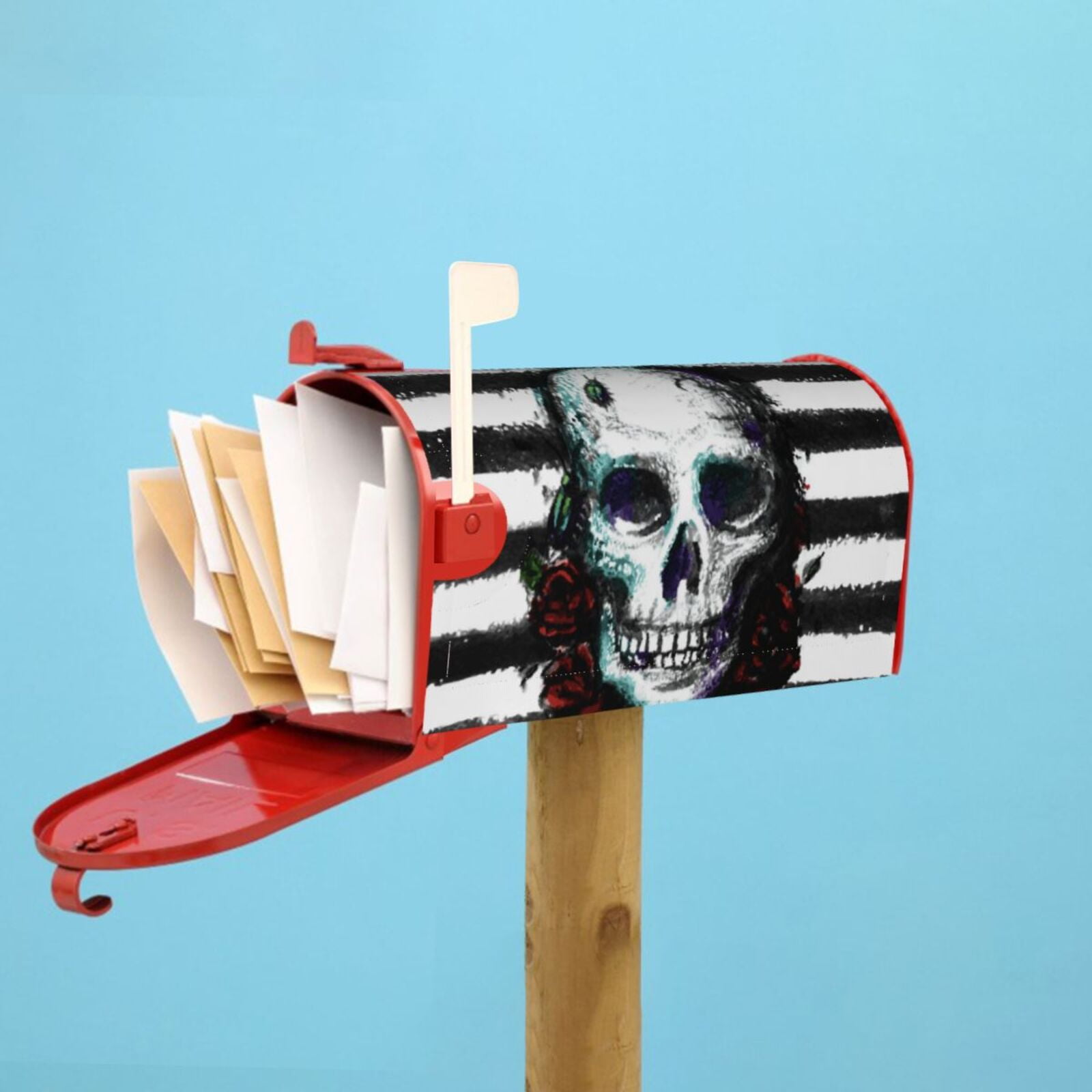 Kdxio Magnetic Mailbox Cover 21x18 in Mailbox Cover Outdoor Decoration Holiday Mailbox Covers for Home Garden Yard-21x18 in