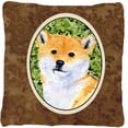 thumbnail image 1 of Carolines Treasures SS8719PW1414 Shiba Inu Decorative Fabric Pillow, 1 of 4