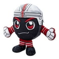 thumbnail image 3 of Bleacher Creatures Ohio State Buckeyes Hockey Puck 8" Kuricha Sitting Plush, 3 of 5