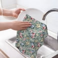 thumbnail image 6 of Sikiie Rose Flowers Waffle Weave Kitchen Dish Cloth,Super Absorbent Kitchen Dish Towels 16*26 Inches for Dish Rags Washing Dishes, Drying Dishes, 6 of 7