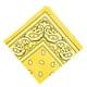 thumbnail image 3 of Bandana de algodón Sunnimix Paisley Luz amarillo, 3 of 6