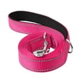 thumbnail image 5 of Reflective Dog Leash Comfortable Professional Heavy Duty 6 Foot Easy Clean, Nylon Braided Dog Training Leash, for Small Large Dogs for Jogging rose red, 5 of 9