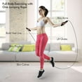 thumbnail image 5 of JASGARDE Jump Rope, Tangle-Free Rapid Speed Jumping Rope Cable with Bearings Rope length 2.8m for Women, Men, and Kids, Adjustable Steel Jump Rope Workout with Foam Handles for Fitness, Home Exercise, 5 of 5