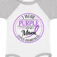 thumbnail image 4 of Inktastic I Wear Purple for My Mom Lupus Awareness Boys or Girls Baby Bodysuit, 4 of 5